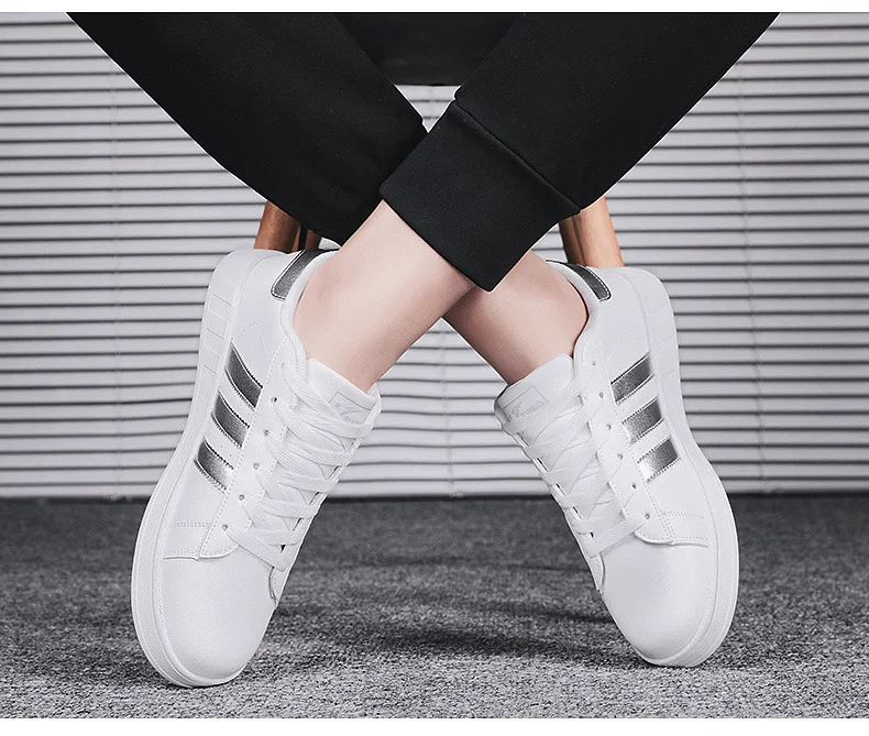 

2021 spring and autumn white shoes men's shoes men's casual shoes fashion sneakers cool men's flat shoes shoes zapatos de hombre