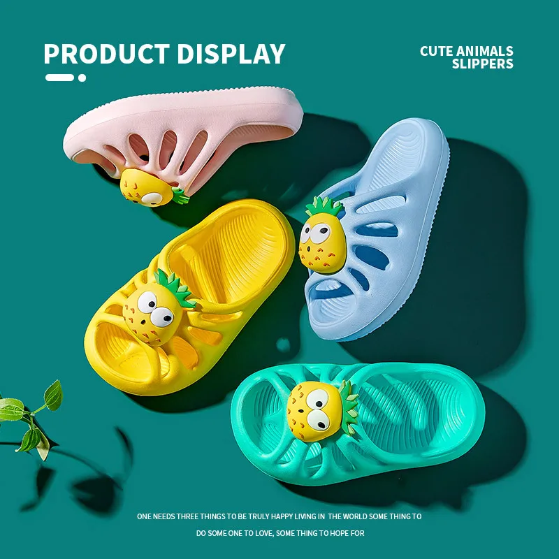 

Summer Boys Girl Garden Shoes Fashion Soft Kids Slippers Cartoon 2021 Children Toddler Sandals Outdoor Sports Sandals For Boys