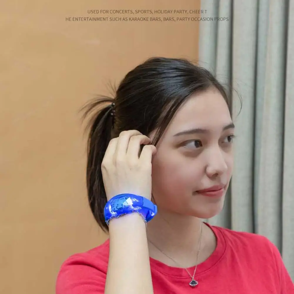 Регулируемый светодиодный браслет на открытом воздухе для велоспорта ночного