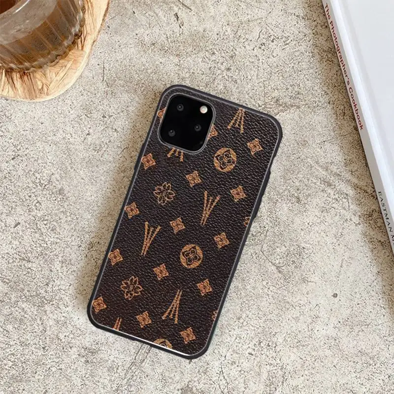 

Luxury Brand Square Flower Phone Cases For Iphone 6 6s 7 8 Plus XR X XS XSmax 11 12 Pro Mini Max