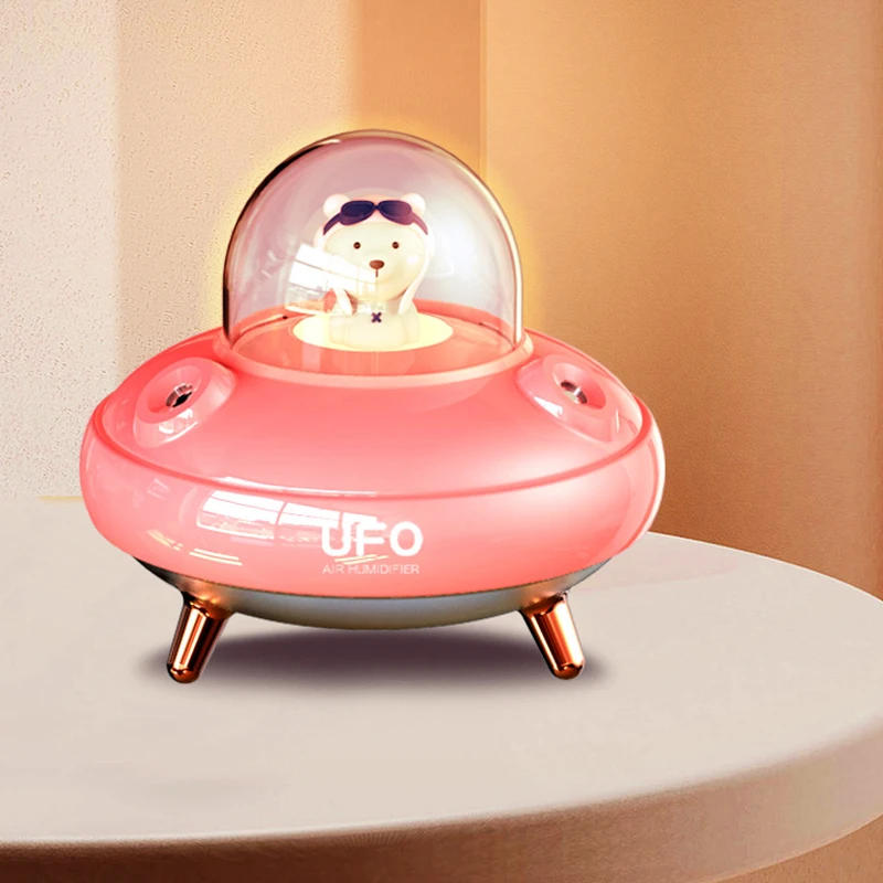 Увлажнитель-ночсветильник UFO с USB-зарядкой для дома и офиса | Лампы освещение