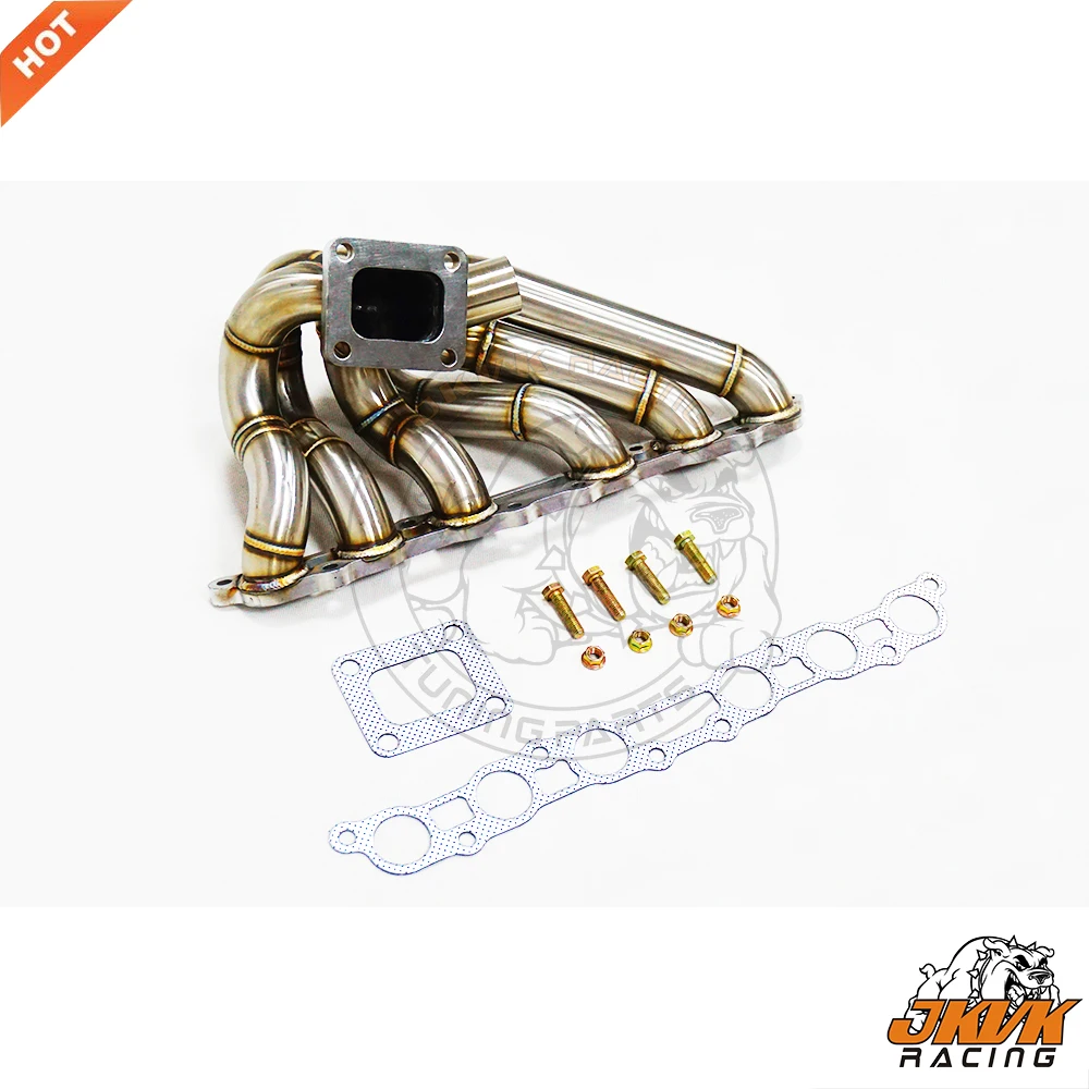 

Паровая труба JKVK RACING SS304, 3 мм, T4 46 мм, турбоколлектор равной длины для Supra MK4 2JZGE 2JZ GE 1993-1998