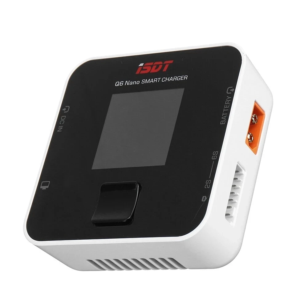 Cargador de bater&iacute;a Lipo ISDT Q6 Nano BattGo 200W 8A, bolsillo colorido para bater&iacute;a Lipo 1-6S-5