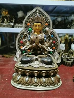 wholesale buddhist products 65cm temple home patron saint bronze avalokitesvara guanyin buddha statue safe health good luck