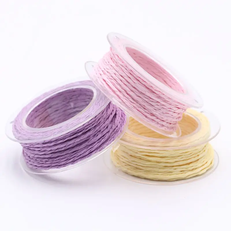 10 м/2 Веревка из натуральной бумаги украшение для мебели ручной работы Подарочная