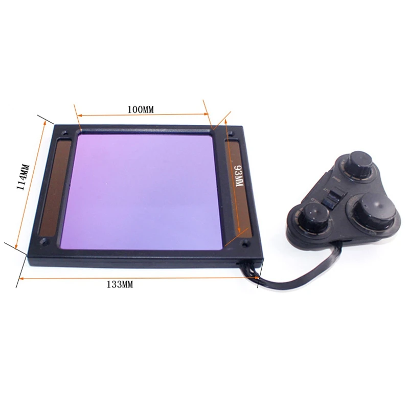 Сварочная маска/шлем GTBL Out Control Big View Eara 4 Arc Sensor Din5-Din13 Solar Auto Darkening Tig Mig Mma с фильтрующей линзой Helmet Gl on.