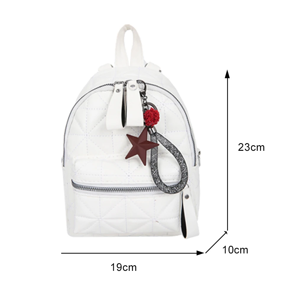 

2021 Desginer New backpack purse for Women Solid Color PU Leather Backpack Daily Bag Lady Small Fashion Wild Shoulder Bags