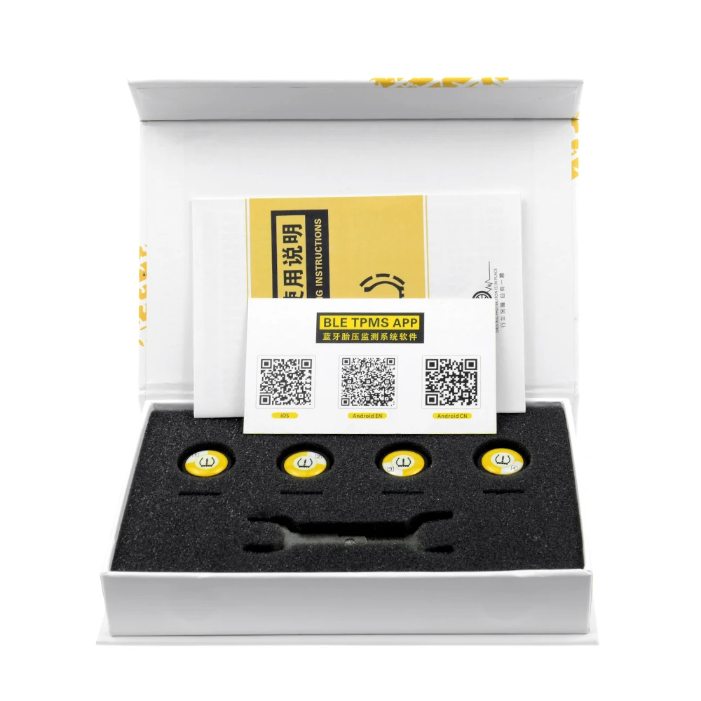 TPMS Bluetooth 4 0 Универсальный внешний датчик давления в шинах Поддержка IOS Android