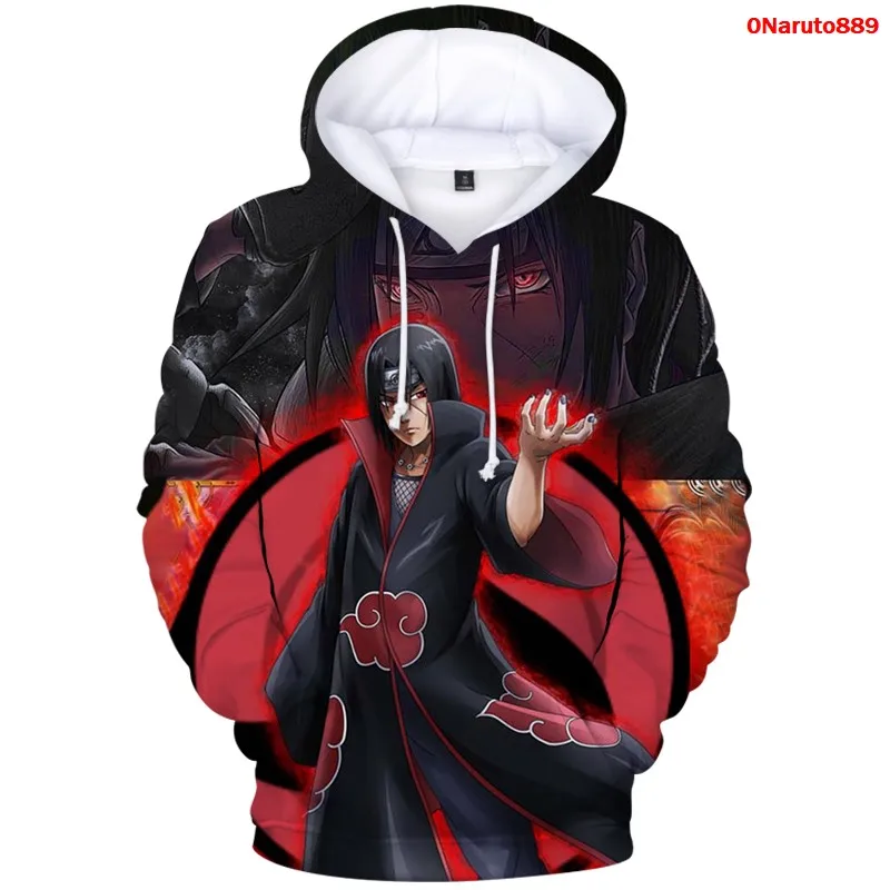 

Naruto Anime Hoodies Streetwear Sweatshirt Japanese-Style Tracksuit 3D Clothes Harajuku-Print Naruto Oversized Hoodie Casual