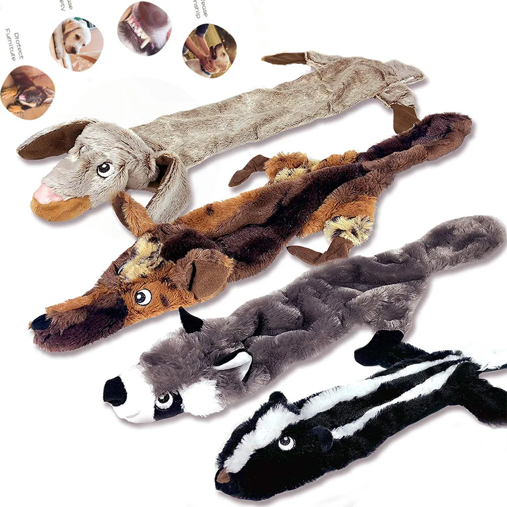 Забавная игрушка для щенков с пищащим волком молярная безопасности собак