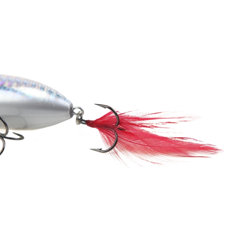 Topwater Popper Fishing Lure 105mm 16g Artificial Hard Bait Spinner Tackle Wobblers Premium |