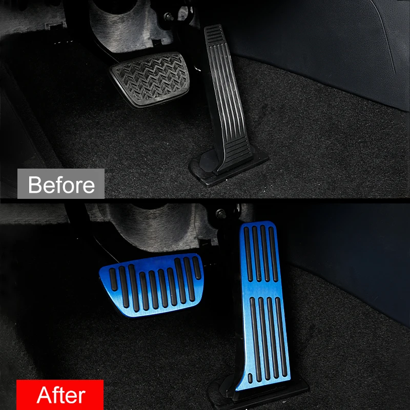 Автомобильная педаль акселератора из алюминиевого сплава тормоза подставка для