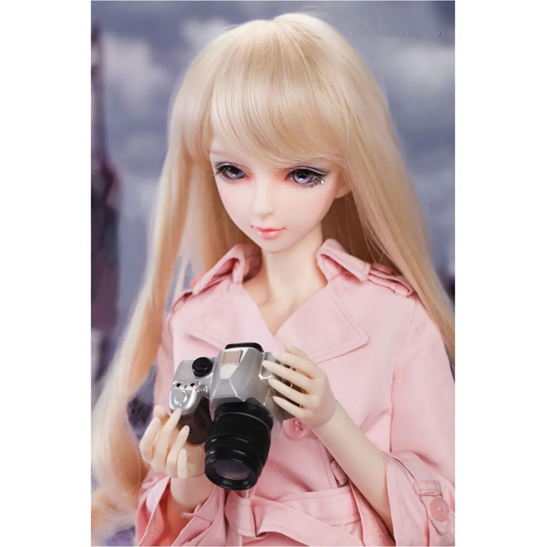 

MODIKERBJD Pink Coat Clothes Set for 1/4 1/3 BJD Dolls - No Doll