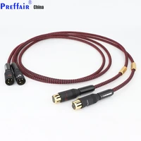 preffair x0413 high fidelity audio cable xlr male female balance cable 3 pin xlrmicrophone cable 1 pair