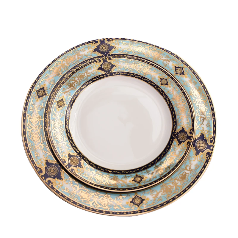 Высококлассные европейские костяной фарфор западные блюда для бифштекса блюдо