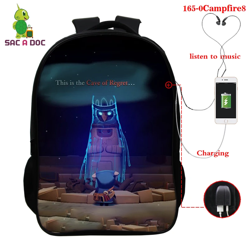 

3D The Last Campfire School Bag for Boys Children Schoolbags Women School Bag Game Print Mochila Hight Quality Back Pack Plecak