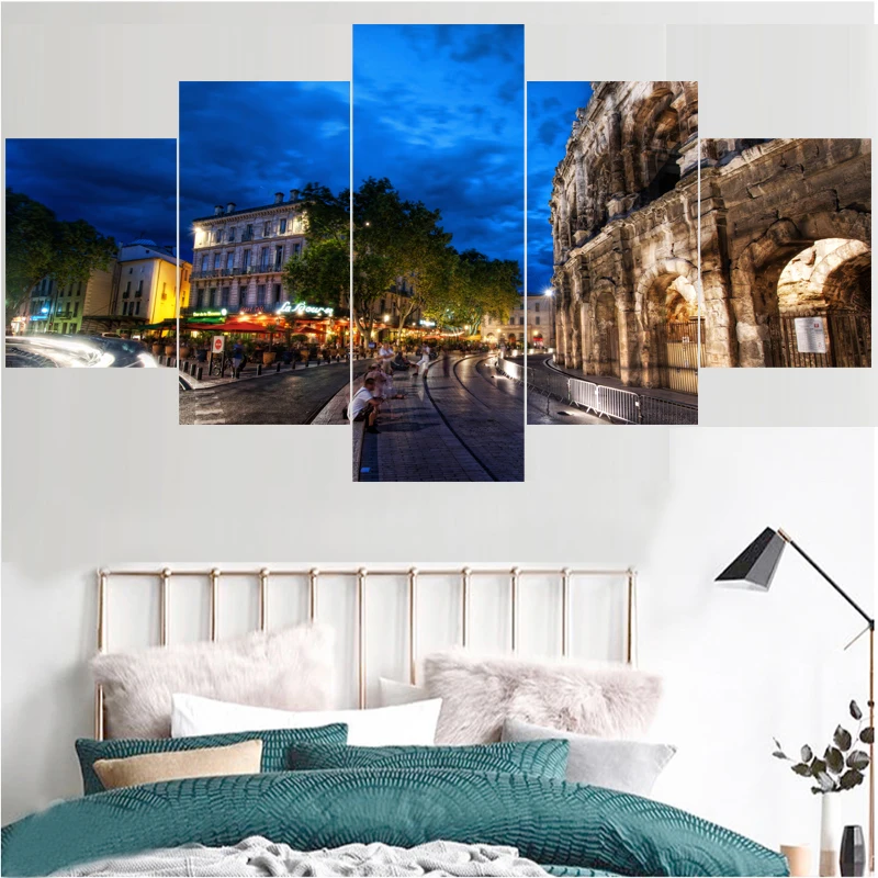 5 шт. HD Печать настенная живопись Италия известная римская Арена картины Домашний