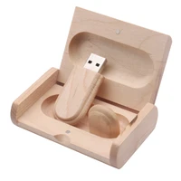 usb 2 0 flash pen drive storage wooden memory stick u disk with wood case