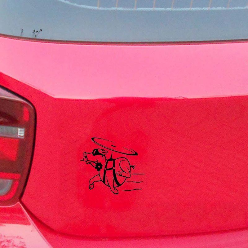 

16*15.8cm Pig Vinyl Decal Sticker Lovely Humour Motorcycle SUVs Bumper Car Window Laptop Car Stylings