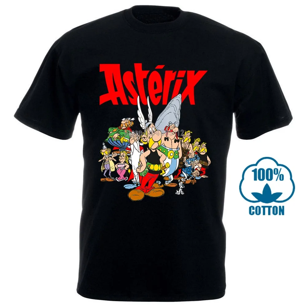 Asterix And Obelix футболка с героями комиксов для мужчин Размер S до 4Xl 011703|Мужские