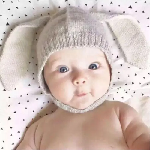 

Winter Baby Toddler Kids Boy Girl Knitted Rabbit Crochet Ear Beanie Warm Hat Cap Hot Sale