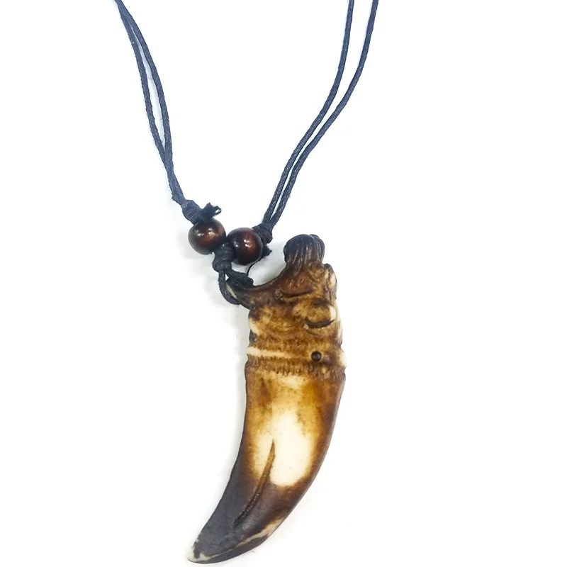 Винтажное ожерелье с Львом подвеска в виде слона дельфинами кулон Гепард резная