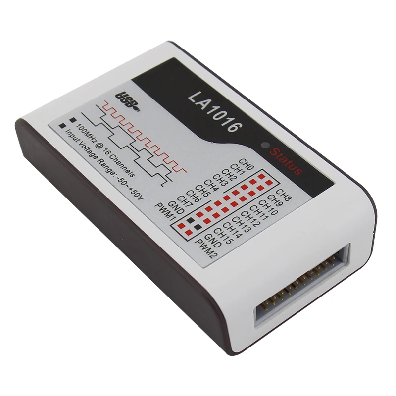 

LA1016 Kingst USB Logic Analyzer 16 Channels 100M Sampling Rate 10G Depth MCU ARM FPGA Debug Tool English Software