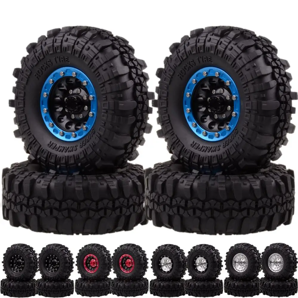 

4P 1060-7035 Rock Crawler 1.9" Metal RC 1/10 Wheel Complete Supper Swamper Rocks