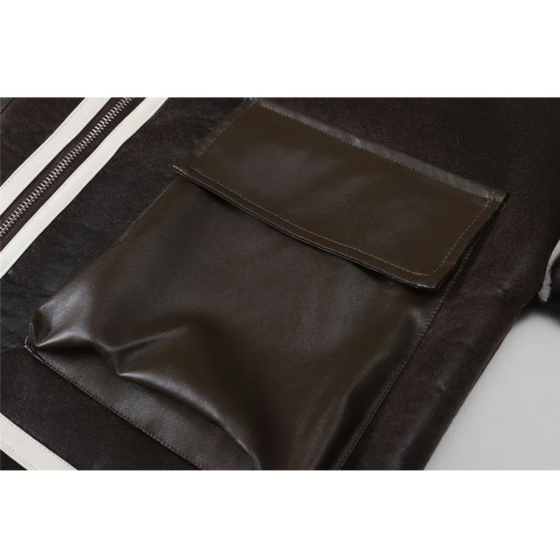 

Faux Fur Short Leather Jackets Women 2020 Winter Warm Thicken Turtleneck Zipper Coat Female Motorcycle Streetwear Casual Outwear