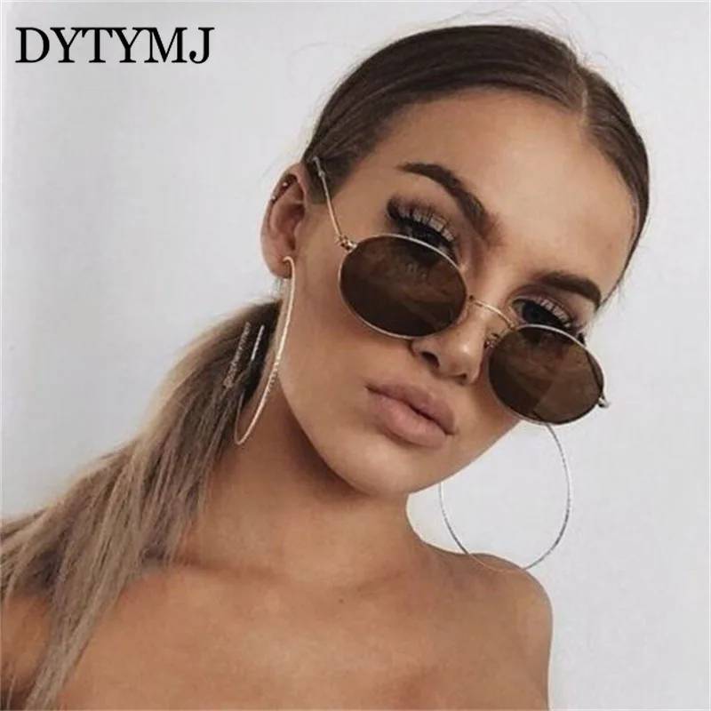 DYTYMJ Новое поступление 2020 женские солнцезащитные очки ретро овальные