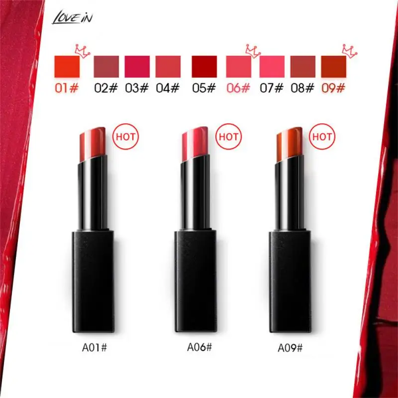 

New Matte Lipstick High-quality Metal Tube Bullet Lipstick Waterproof Long Lasting Red Lipstick Makeup Lips Cosmetics