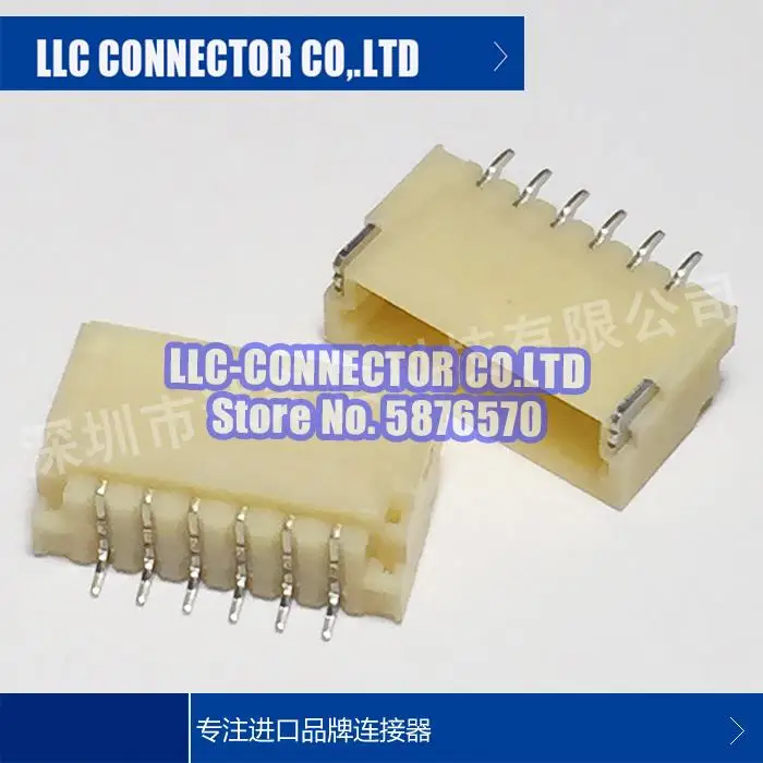 20 шт./лот SM06B-SRSS-TB(LF)(SN) 1 0 мм 6P коннектор 100% новый и оригинальный | Электроника