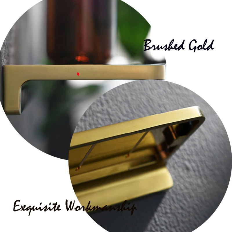 1 шт Комплект полок для ванной комнаты из твердого цинкового сплава держатель