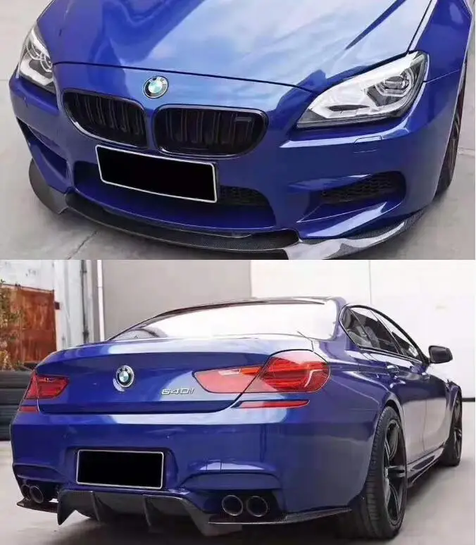 УГЛЕРОДНЫЙ автомобильный передний бампер Finber задний диффузор боковой спойлер