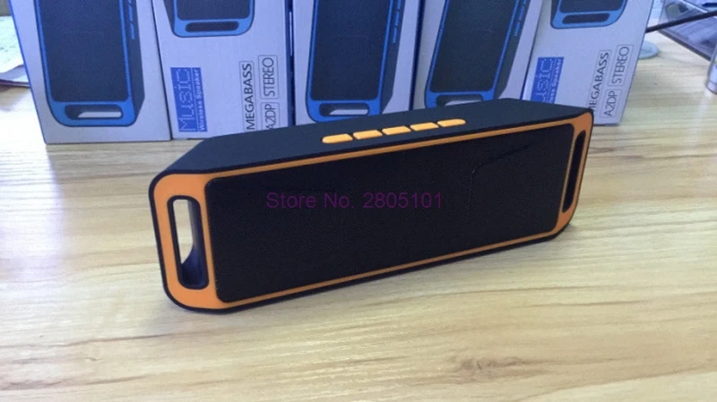 Изготовитель: DHL 50 шт. новинка 2017 SC208 беспроводной Bluetooth 4 0 динамик TF USB FM-радио