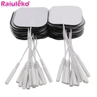 50P 5x5 см Высококачественный нервный стимулятор силиконовые гелевые электродные подушечки десятки электродов цифровая терапевтическая машина акупунктурный массаж