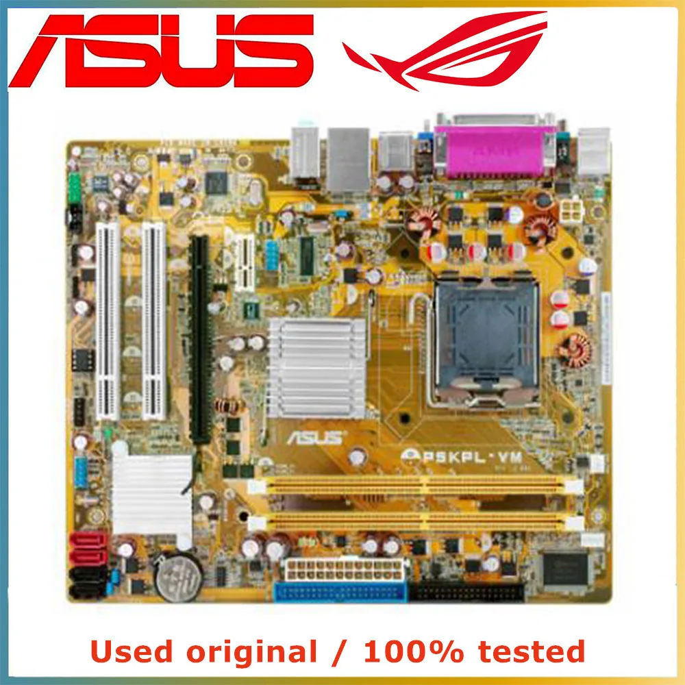 Для процессора Intel G31 LGA 775 для материнской платы ASUS компьютерная розетка LGA775 DDR2 б/у