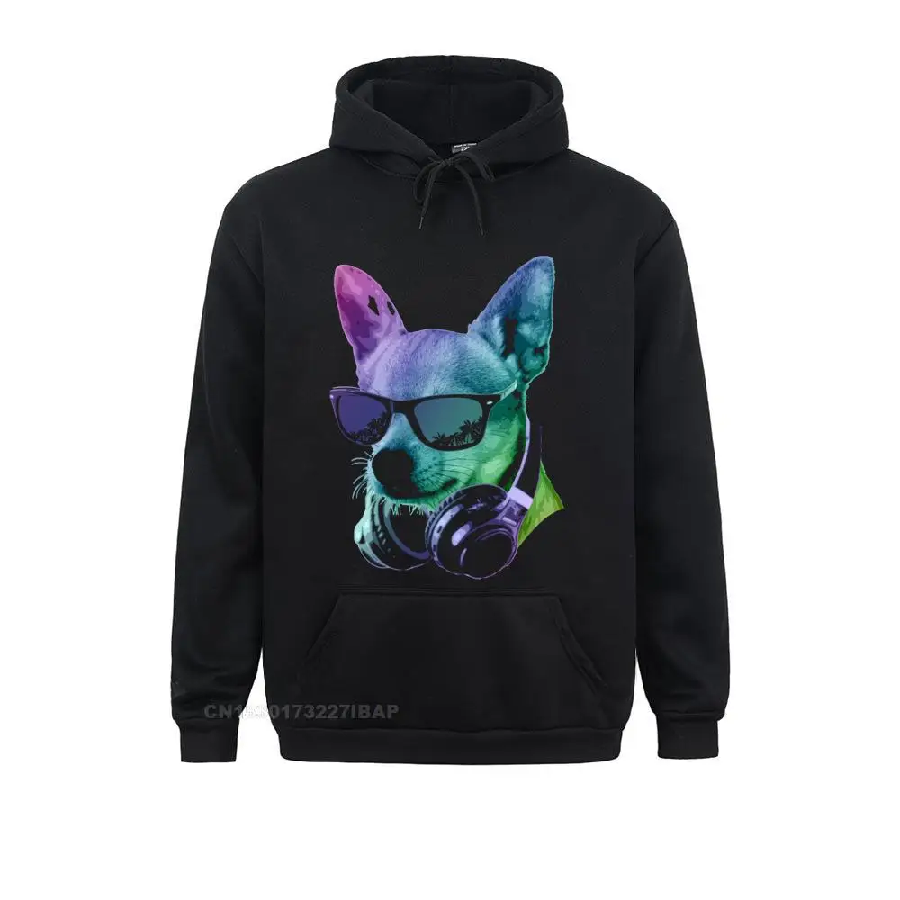 

Hardcore DJ Chihuahua Dog Rock Music Record Hoodie Big Sale Latest Casual Sweater For Men High Quality Printed Short Sleeve