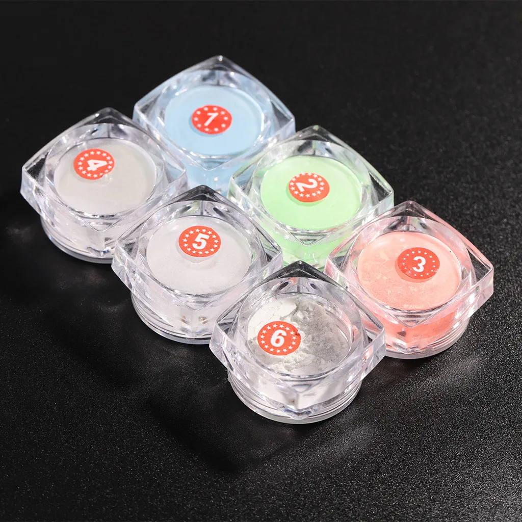 Неоновые цвета Блестящий лак для наращивания ногтей порошковое покрытие