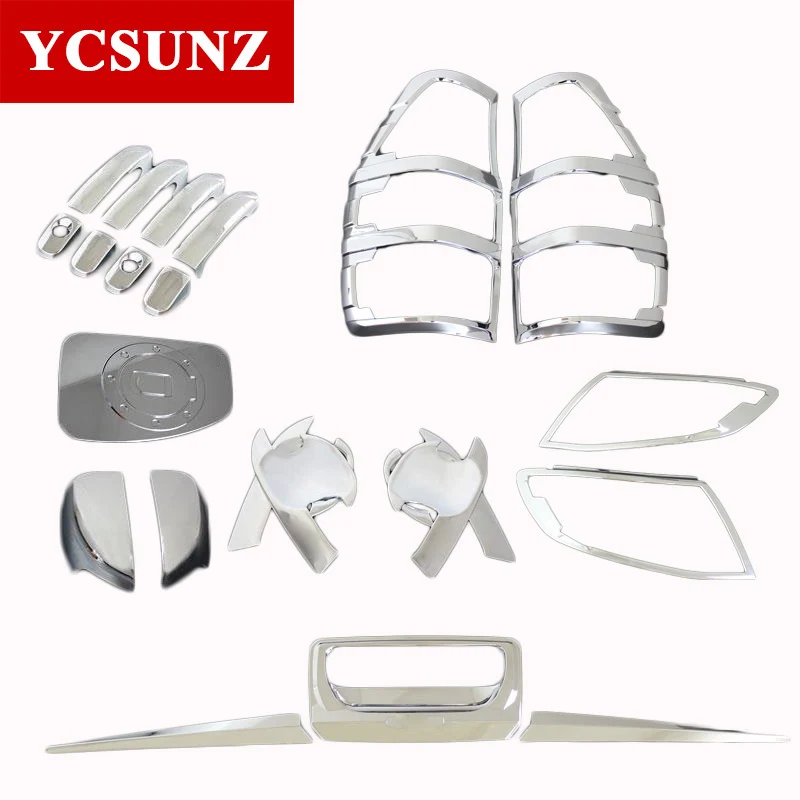 Хромированные комплекты хромированные автомобильные аксессуары для FORD RANGER T6 2012