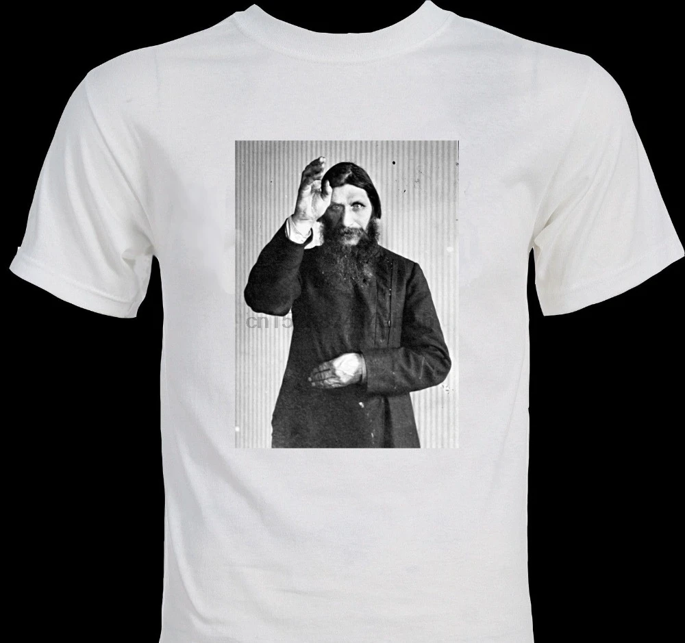 Новая мода Для мужчин короткий рукав Распутин скрытую мистический целитель