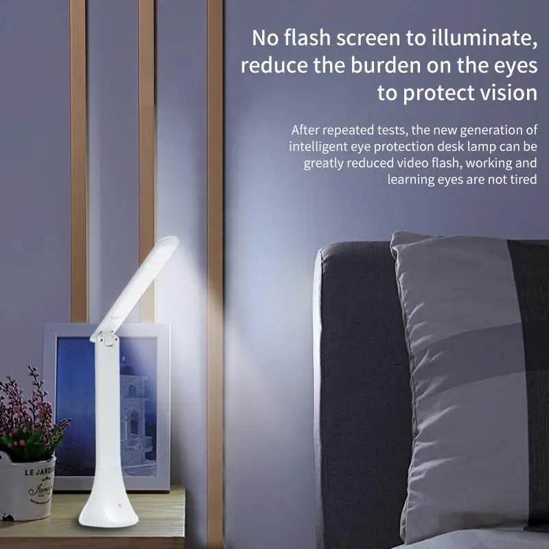 Горячая Распродажа Портативный настольная лампа USB Перезаряжаемый с затемнением