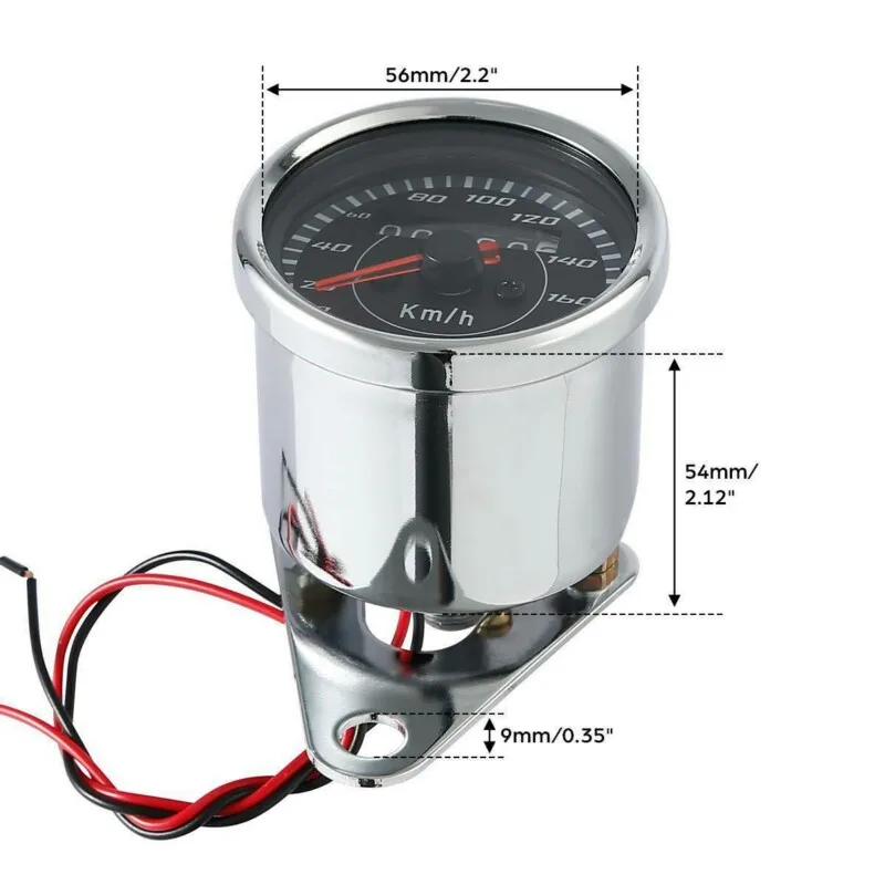 Универсальный Тахометр для мотоцикла спидометр датчик Harley Honda Yamaha Cafe Racer suzuki kawasaki