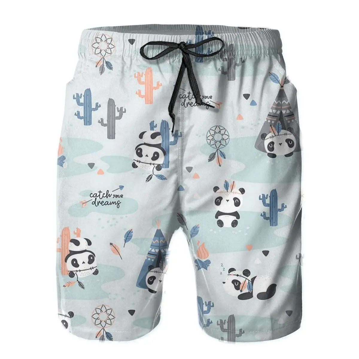 

Panda Men's Swim Trunks Quick Dry Beach Shorts