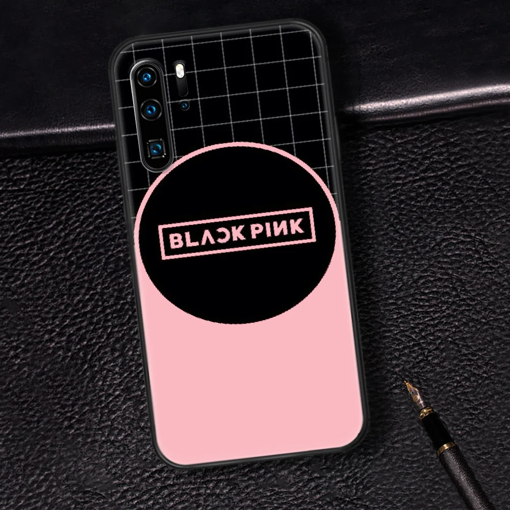

BLACKPINKS Phone Case For Huawei P Mate 10 20 30 40 Pro Lite Smart 2019 2021 black Cover Trend Prime Pretty Back Luxury Etui