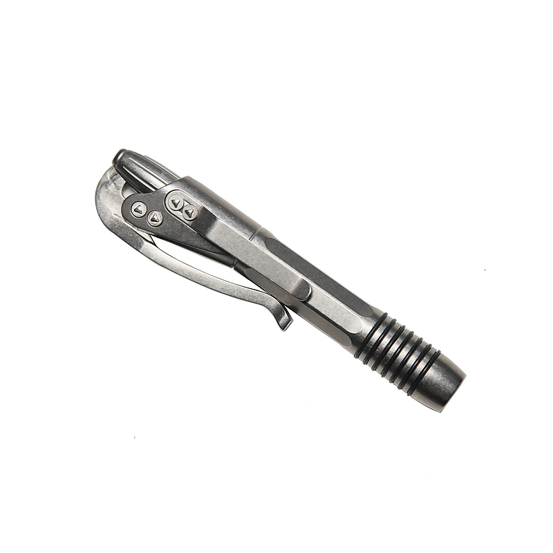 

Titanium Siphon Pen Brass Copper EDC Polishing Tactics Micro-Technology Engraving Multifunctional Self-defense Outdoor Gift Pen