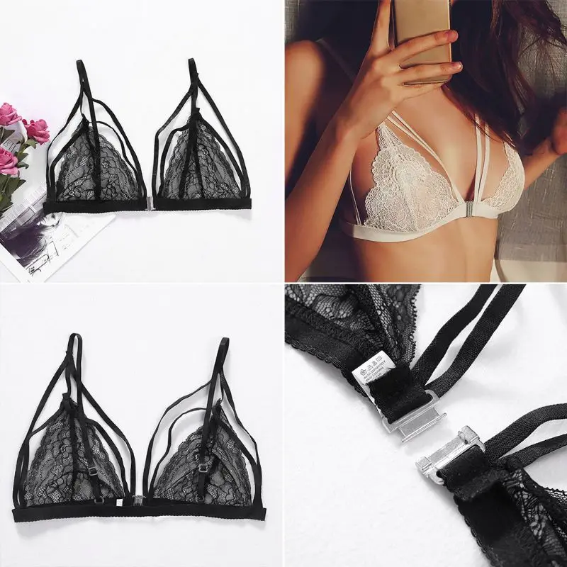 Бесплатная доставка Для женщин пикантные открытые повязки пуш ап с цветочным