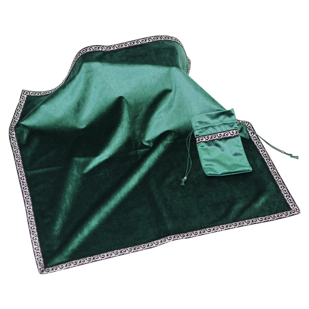 

Anti-Static Astrology Soft Accessories Tarot Table Cloth With Card Bag Divination Tapestry Velvet Board Game Altar Thick