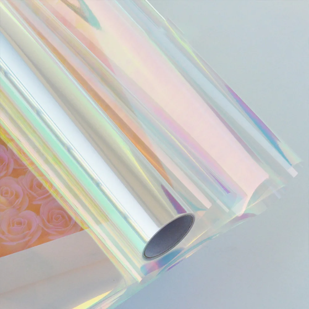 Iridescent Diy Crafts Gift Bouquet Waterproof Wrapping Origami Tissue Paper