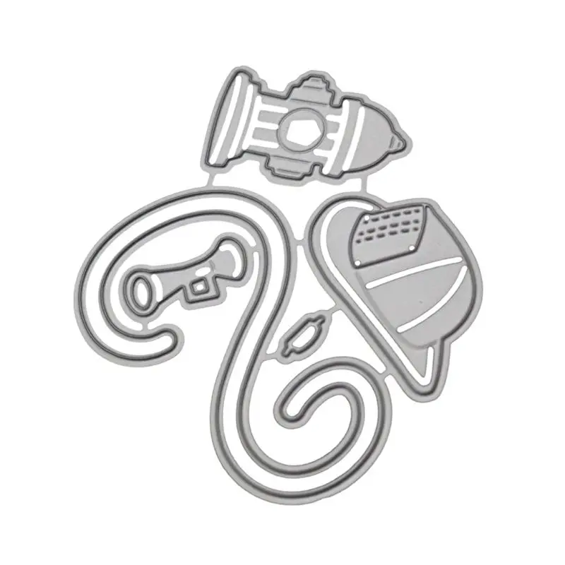 Огненный колпачок для резки металла Трафаретный Скрапбукинг DIY штамп альбомов